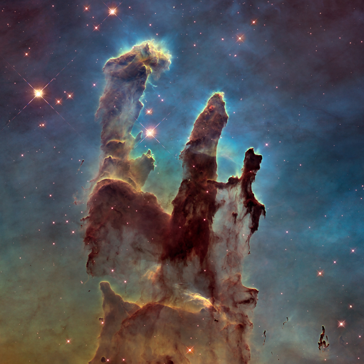 Public Domain: https://commons.wikimedia.org/wiki/File:Pillars_of_creation_2014_HST_WFC3-UVIS_full-res_denoised.jpg